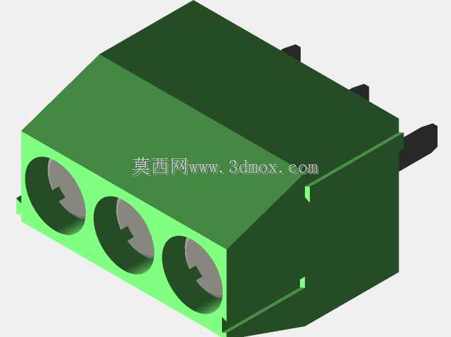 KiCAD的PCB接线板间距3.5mm