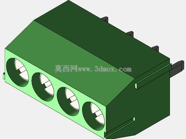KiCAD的PCB接线板间距3.5mm