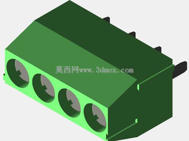 KiCAD的PCB接线板间距3.5mm