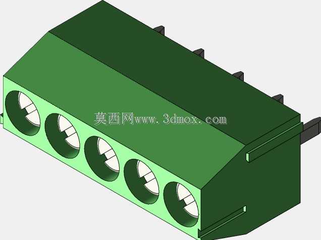 KiCAD的PCB接线板间距3.5mm