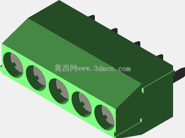 KiCAD的PCB接线板间距3.5mm