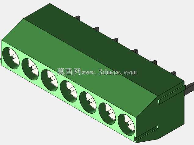 KiCAD的PCB接线板间距3.5mm