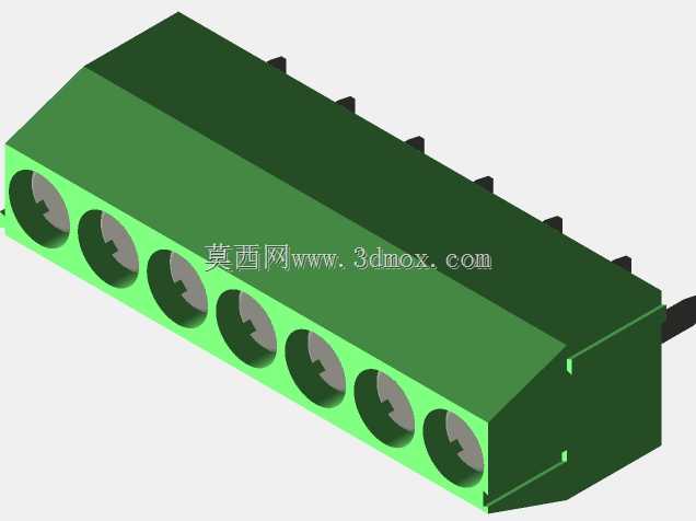KiCAD的PCB接线板间距3.5mm