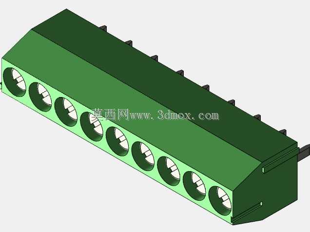 KiCAD的PCB接线板间距3.5mm