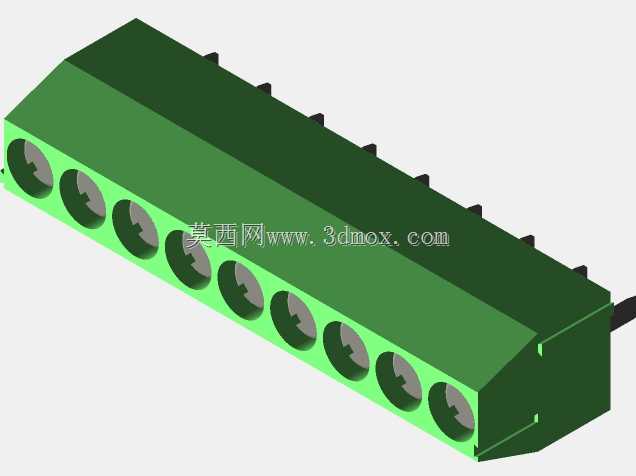 KiCAD的PCB接线板间距3.5mm