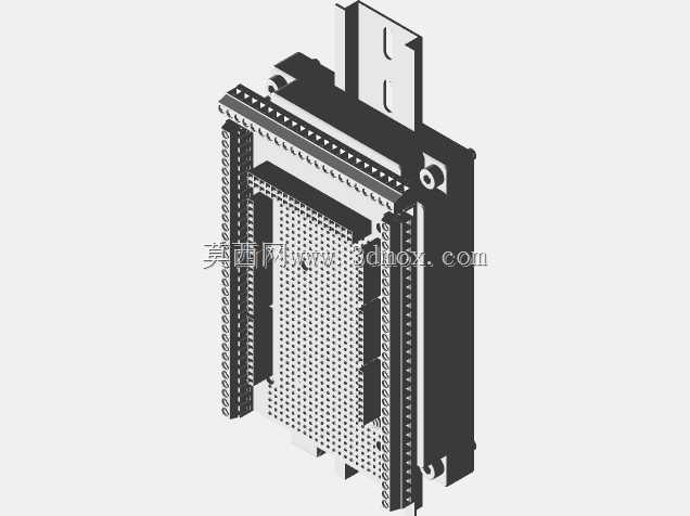 ARDUINO MEGEA 2560 DIN导轨安装板加端子屏蔽