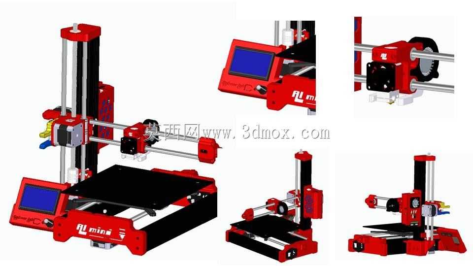 3D打印机悬臂式,灵感来自prusa