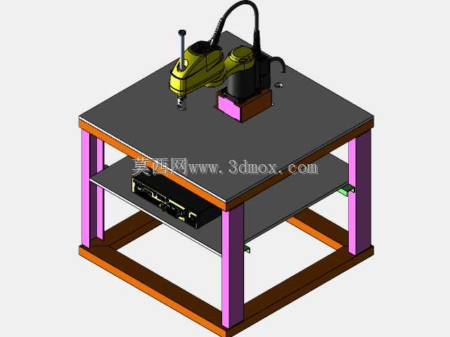 Fanuc Scara SR-3iA铝制U型机器人支架-v2