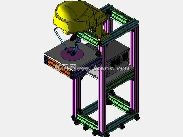 Fanuc Delta M-1iA1H铝制Bosch型材机器人支架-v1
