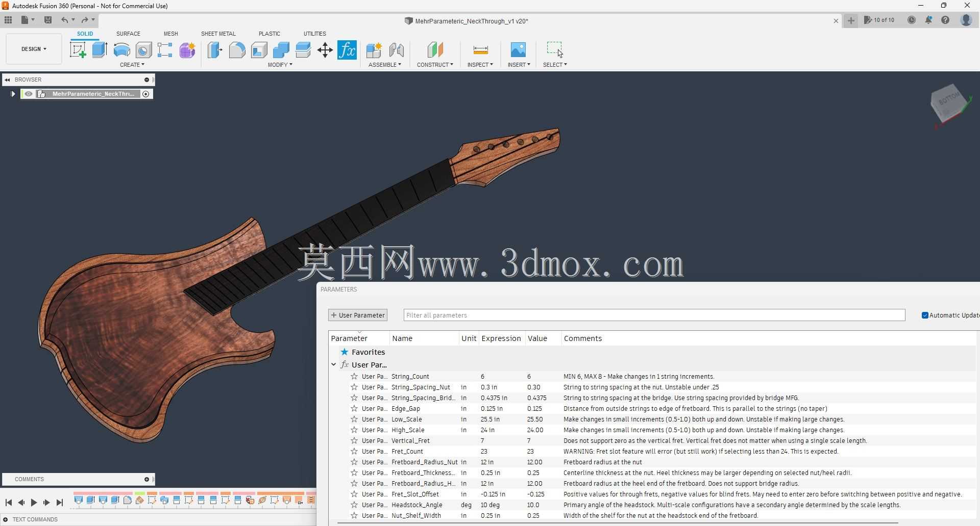 Project Mehr |参数吉他V3
