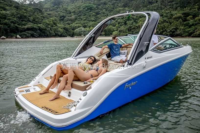 Focker 255 GT设计理念运动摩托艇设计Fibrafort Boats巴西