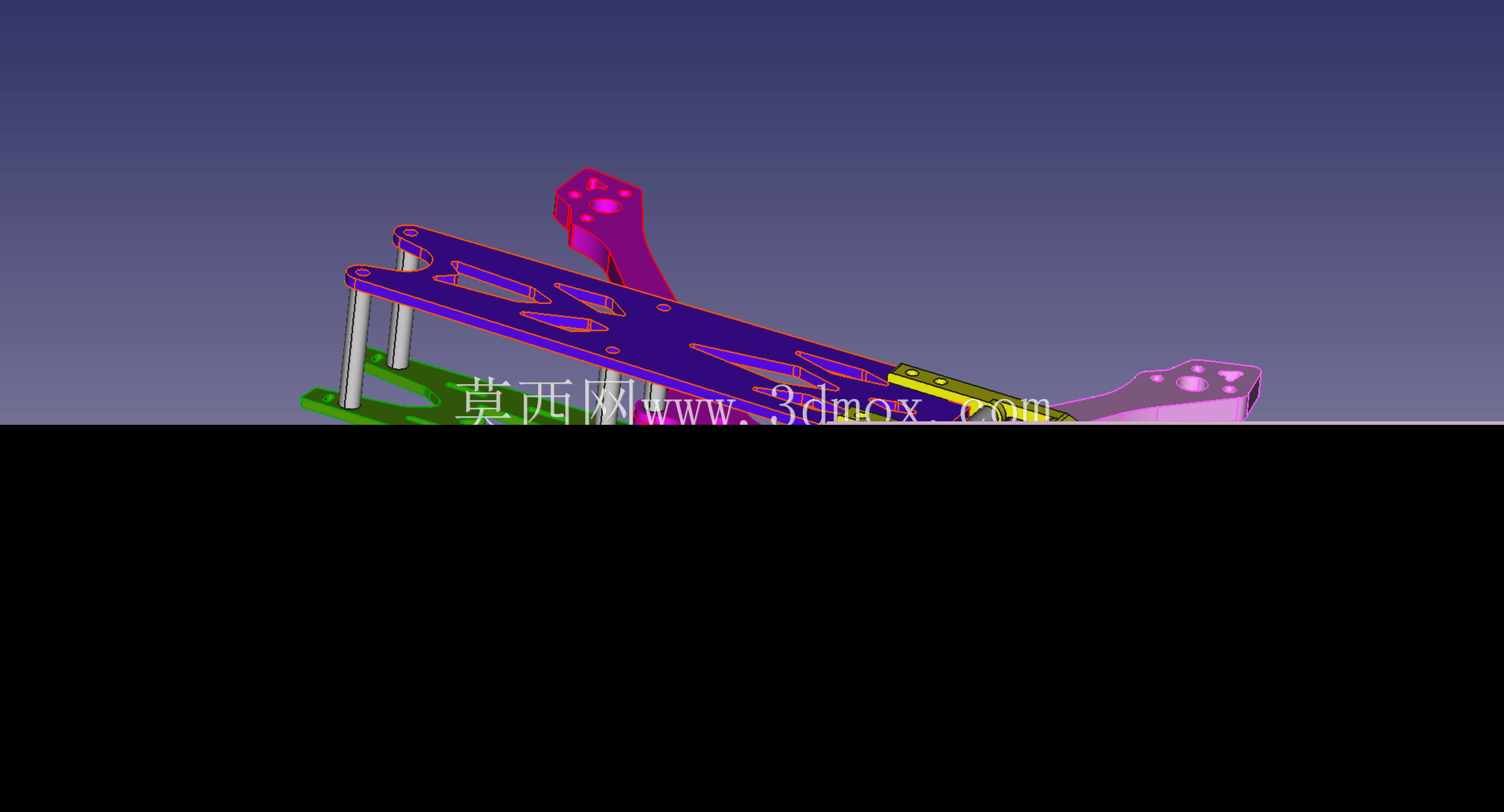 FPVracer NEXT5自由式四旋翼机机架