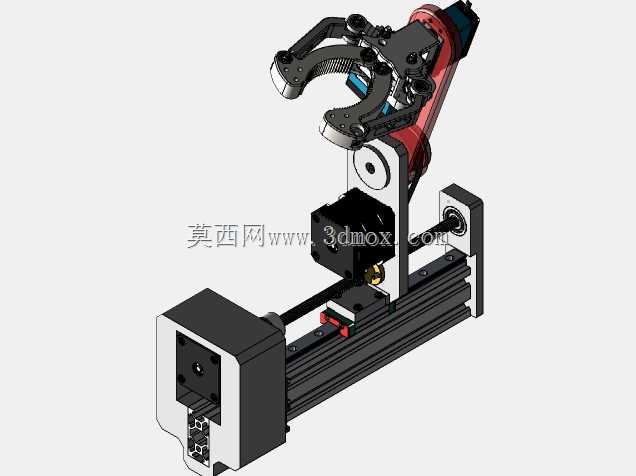 带有MGN12H线性导轨的小型单连杆scara平面机器人。
