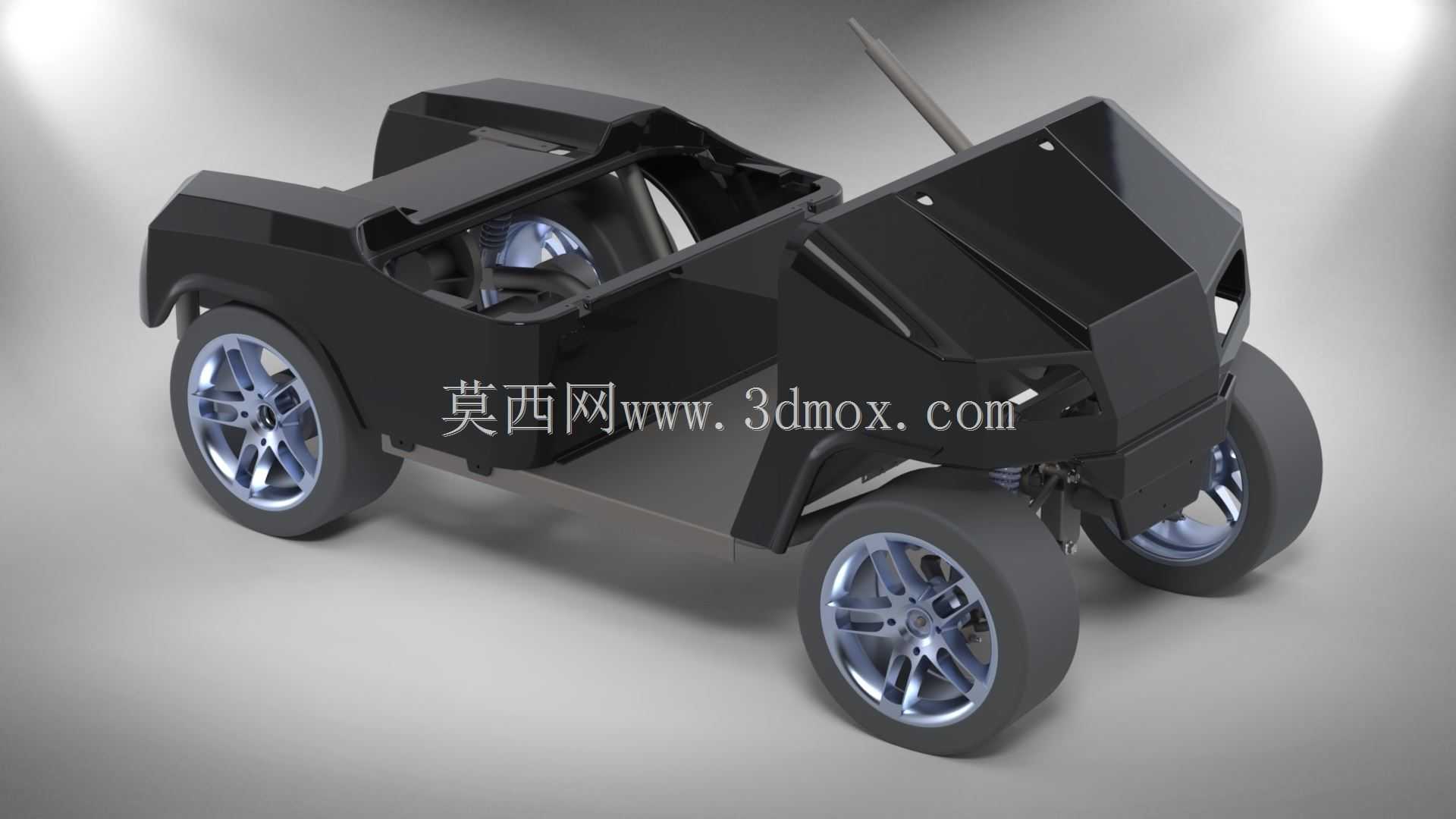 高尔夫球车底盘设计