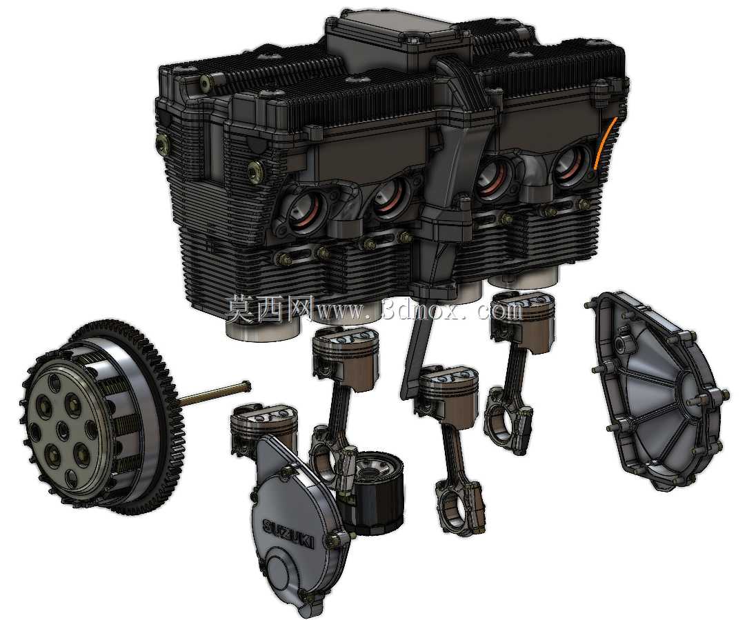 Moteur Suzuki 600 GSXF année 2004