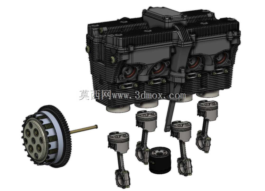 Moteur Suzuki 600 GSXF année 2004