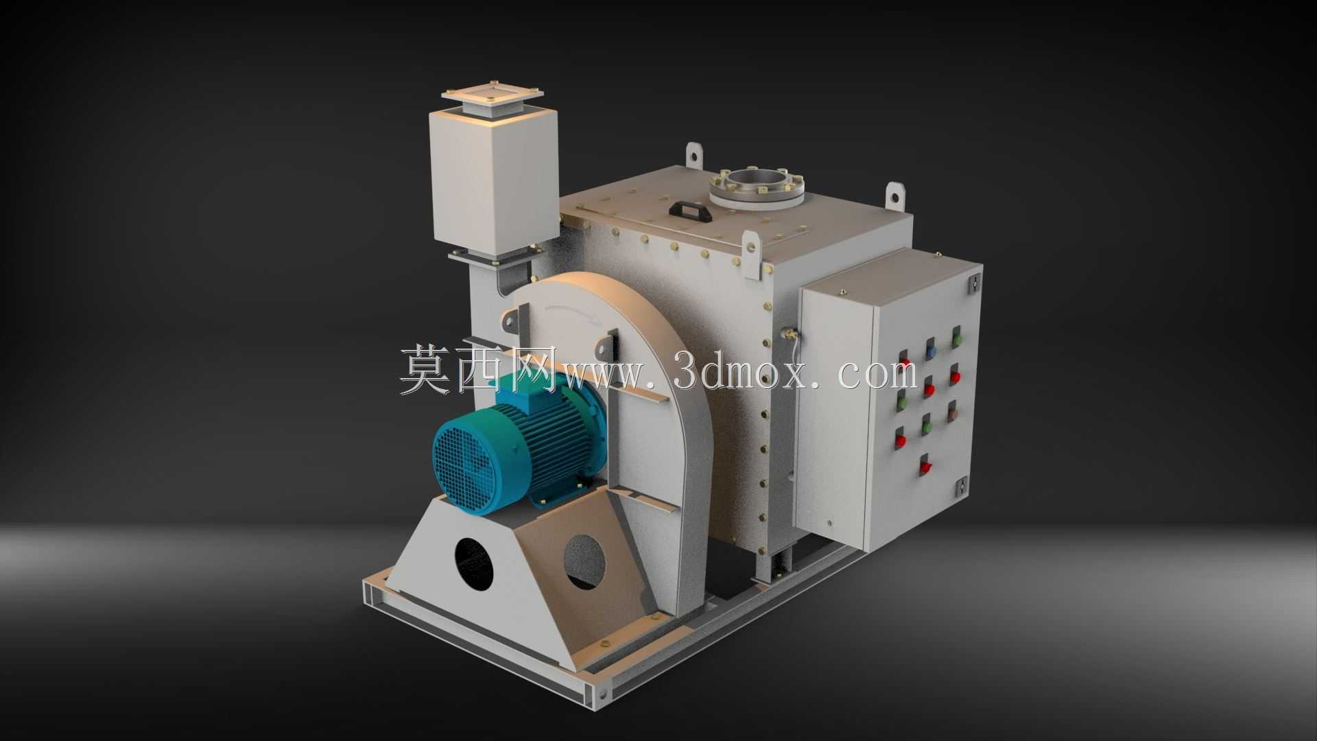 制动器碳尘排气系统