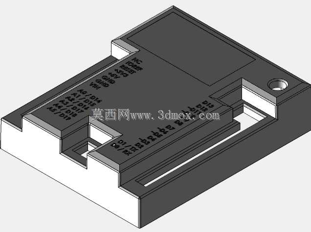 Arduino UNO导轨安装外壳