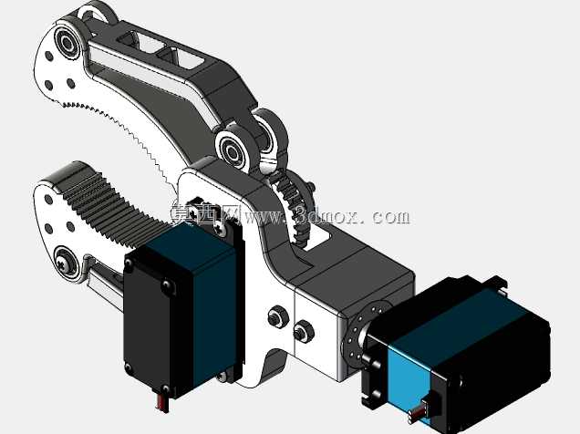 用于3D打印v.2的铰接式夹持器