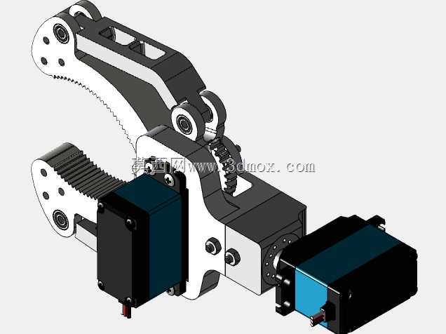 用于3D打印v.2的铰接式夹持器