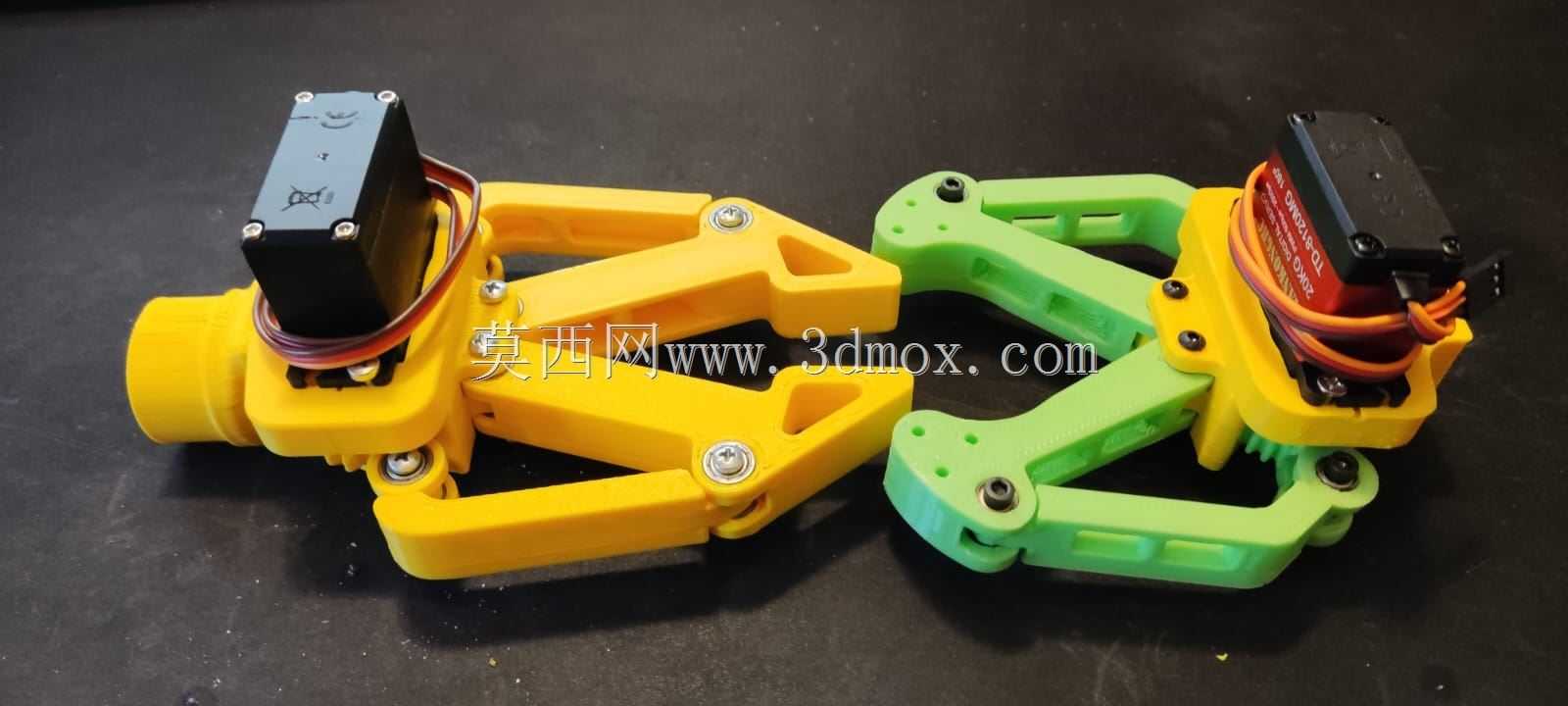 用于3D打印v.2的铰接式夹持器