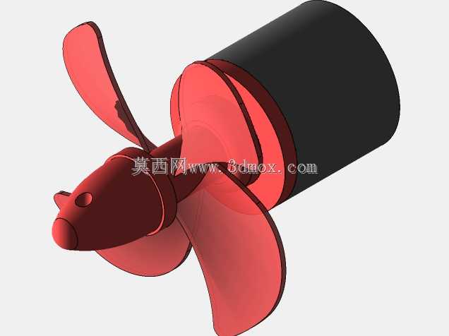 12-24V水下推进器无刷电机四叶螺旋桨