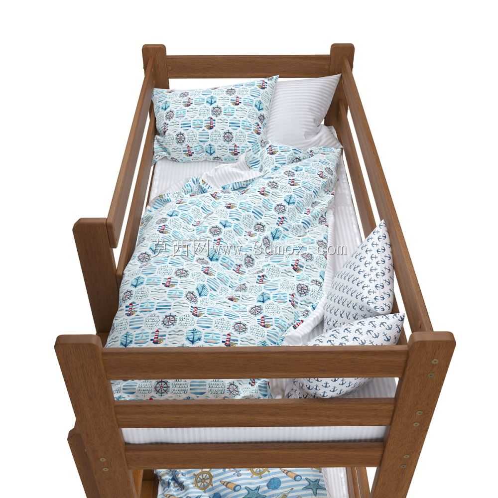 带PDF绘图的Bunk床模型
