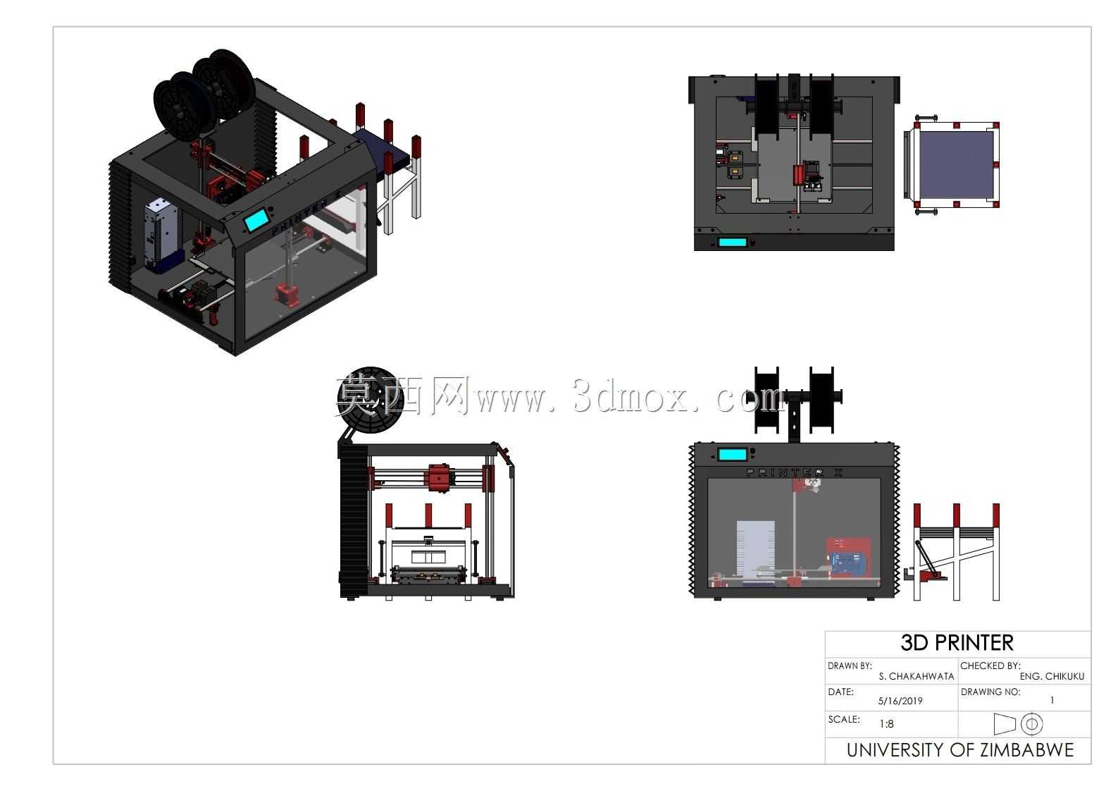 模块化3D打印机