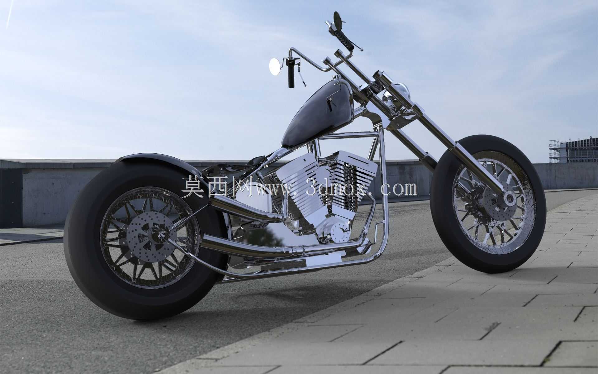 哈雷戴维森平头斩波器