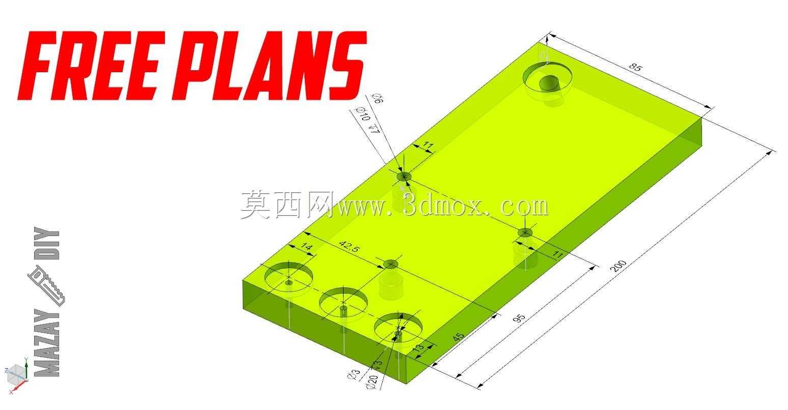 刀具和剪刀的DIY磨刀夹具