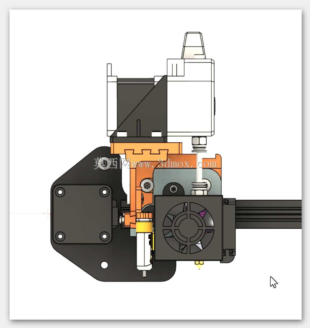 恩德3通用近程挤出机支架_ Ender3通用直接驱动挤出机支架