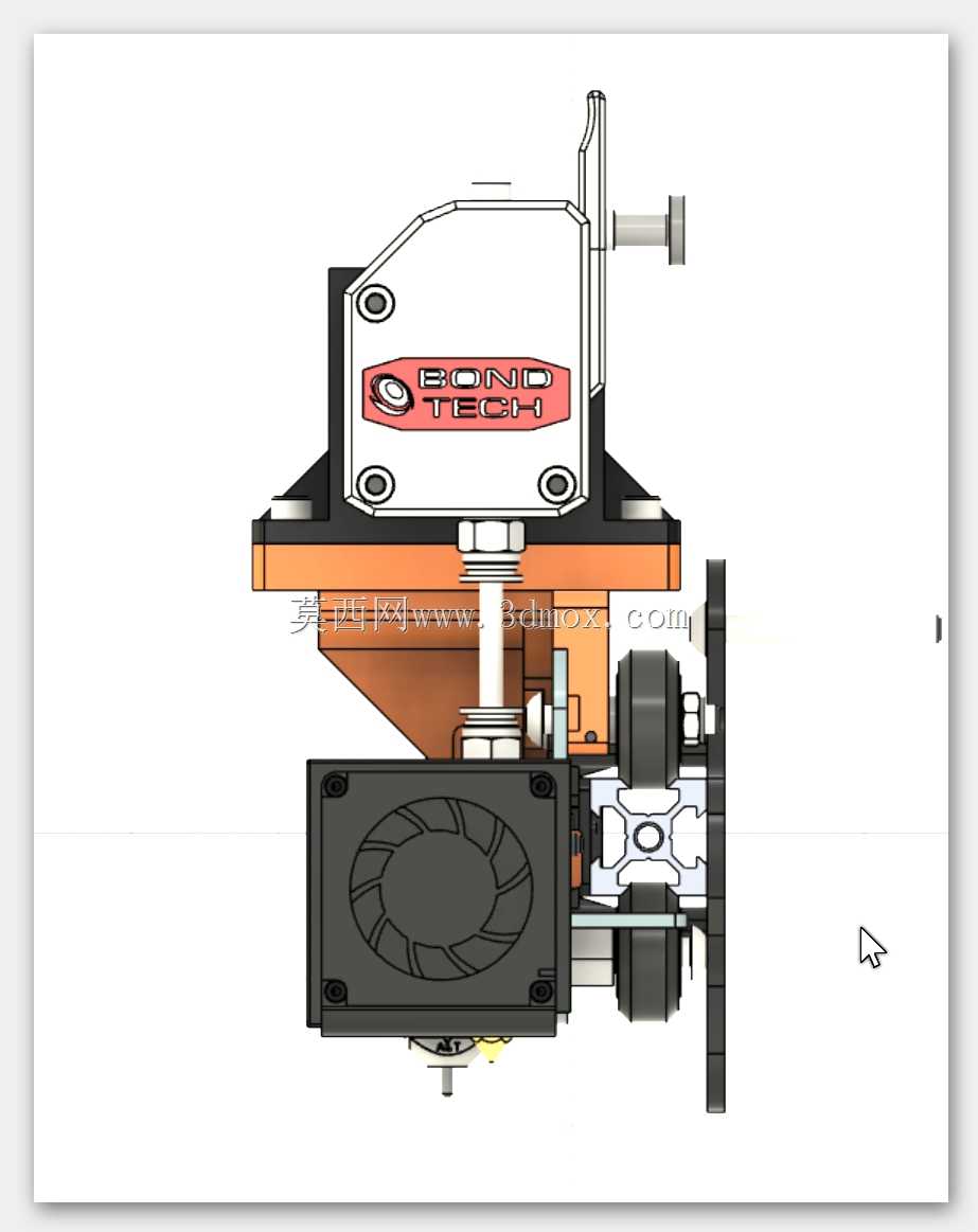 恩德3通用近程挤出机支架_ Ender3通用直接驱动挤出机支架