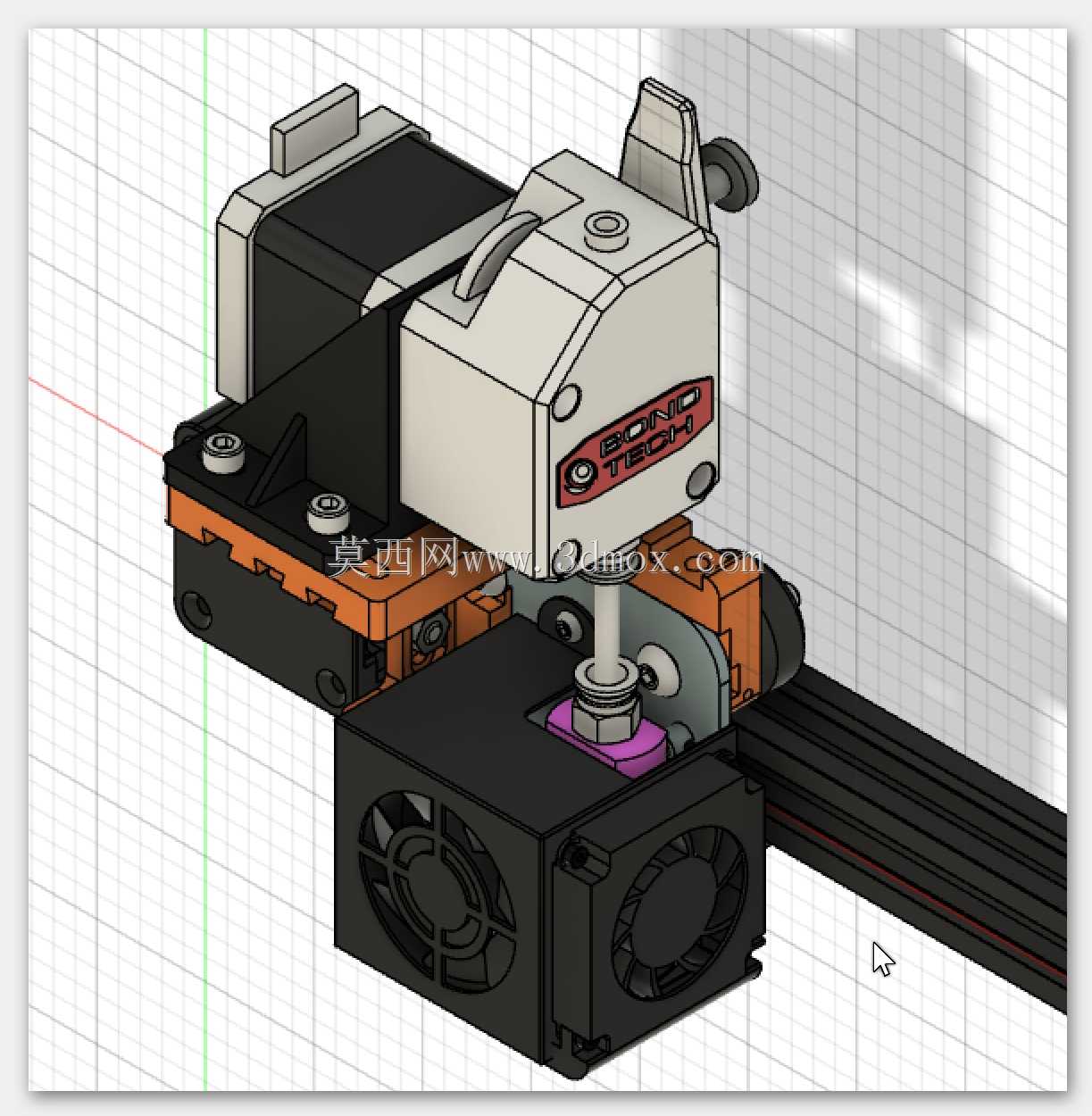 恩德3通用近程挤出机支架_ Ender3通用直接驱动挤出机支架