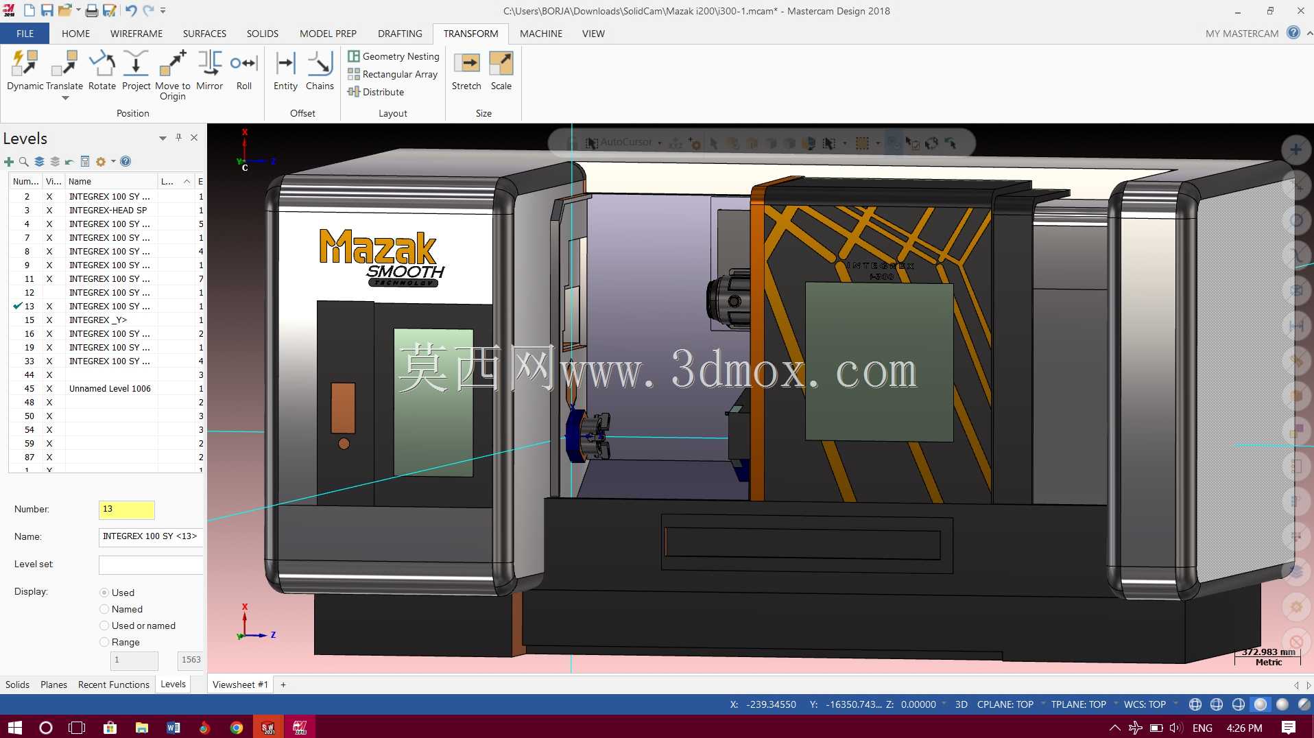 Mazak integrex i-300S