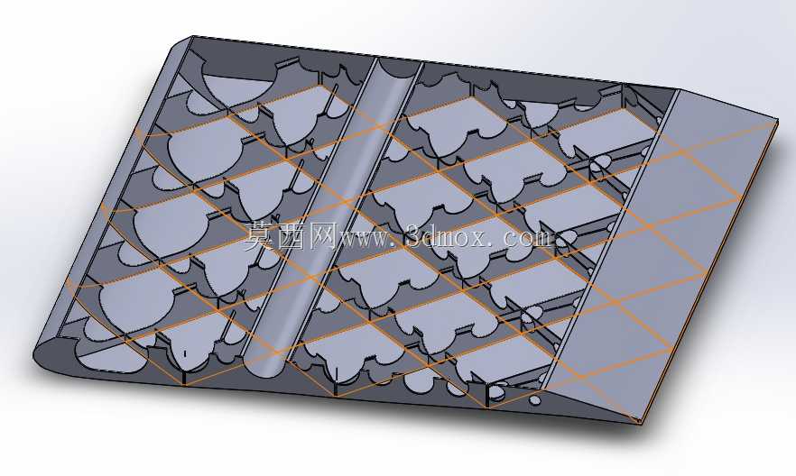机翼剖面NACA4412,用于LW PLA 3D打印