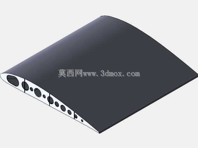 机翼剖面NACA4412,用于LW PLA 3D打印