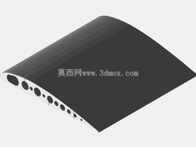 机翼剖面NACA4412,用于LW PLA 3D打印