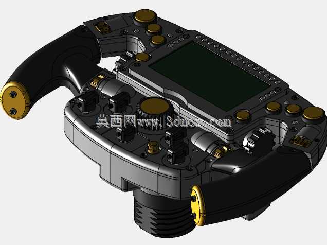2019年一级方程式模拟赛车方向盘-WIP