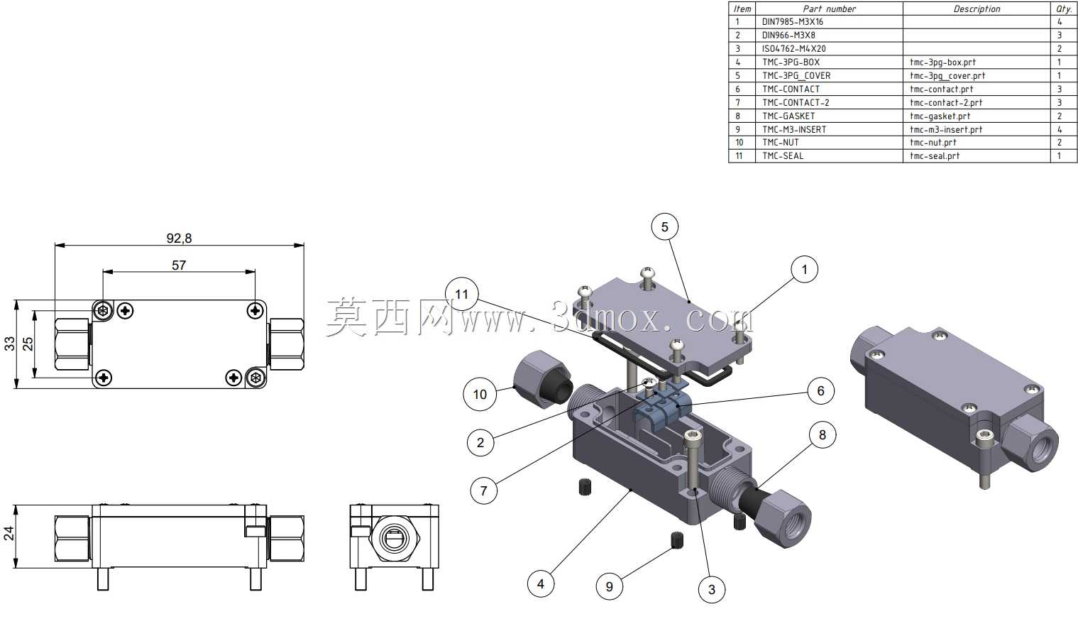 TMC-3PG接线盒