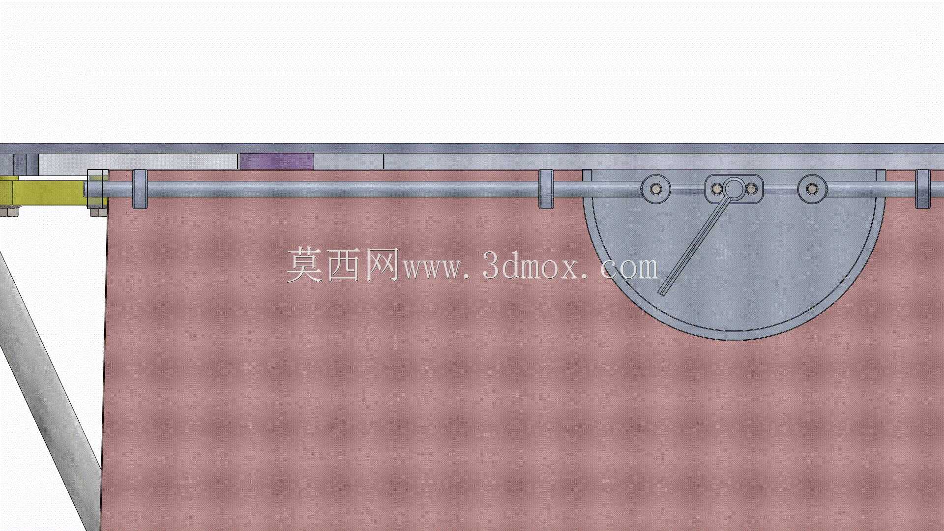 带反向旋转前隔板的旋转铰链地板