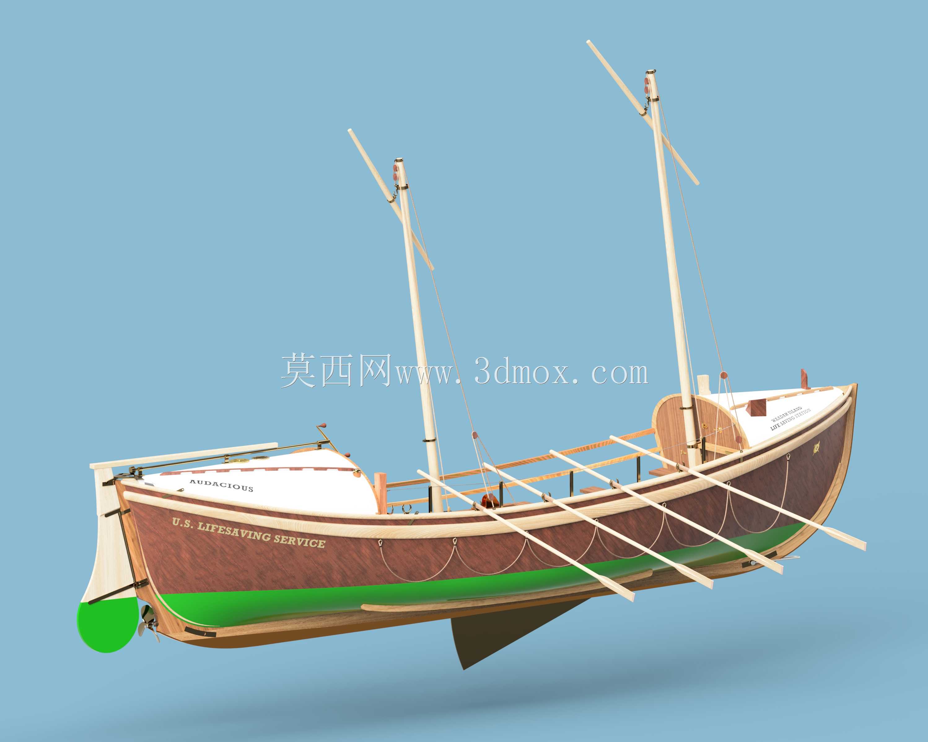 救生艇,USLSS,1908,McLellen E型,36英尺