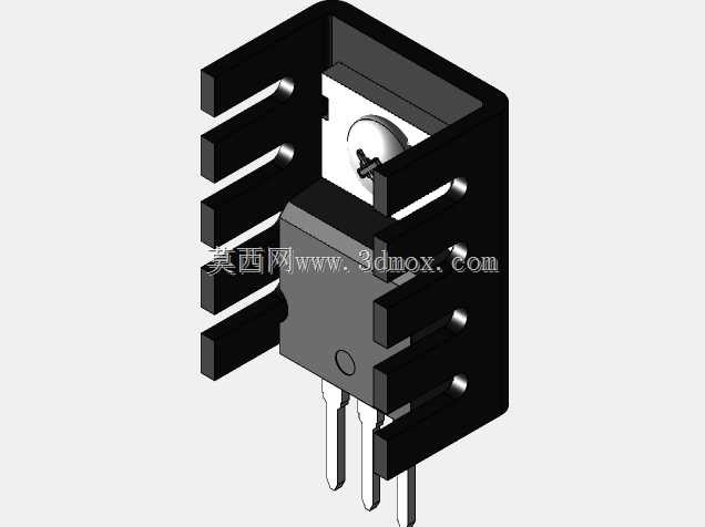 Fischer Elektronik��ɫɢ������24K/W���谵��TO-220Ϊ19 x 13.5 x 9.5����