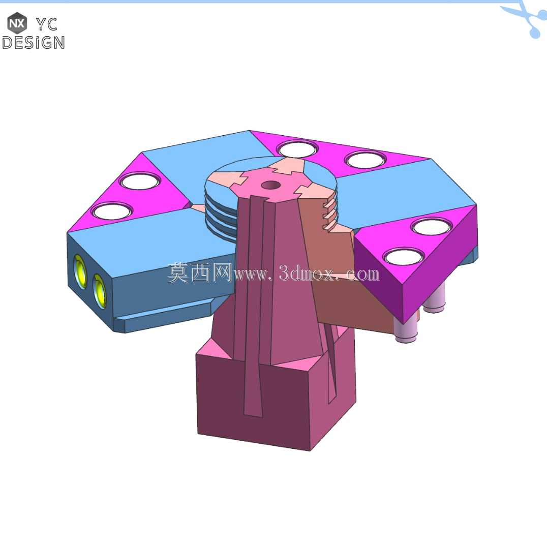 (注塑模具)完全可伸缩的滑块机构