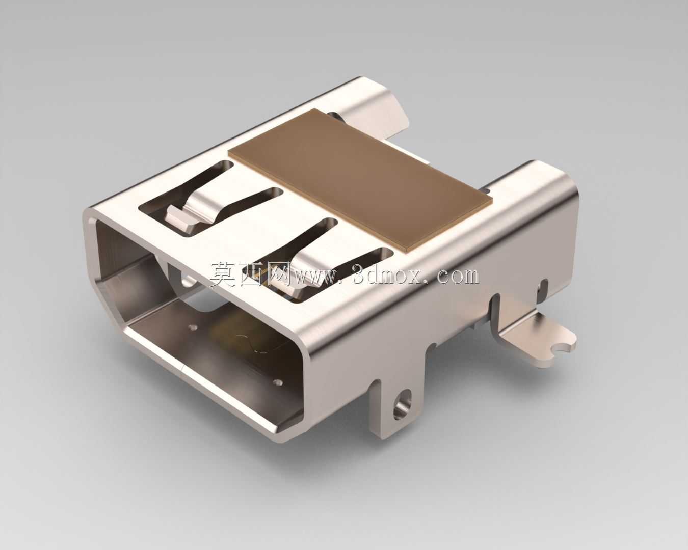 0.40mm间距Micro HDMI连接器,SMT直角