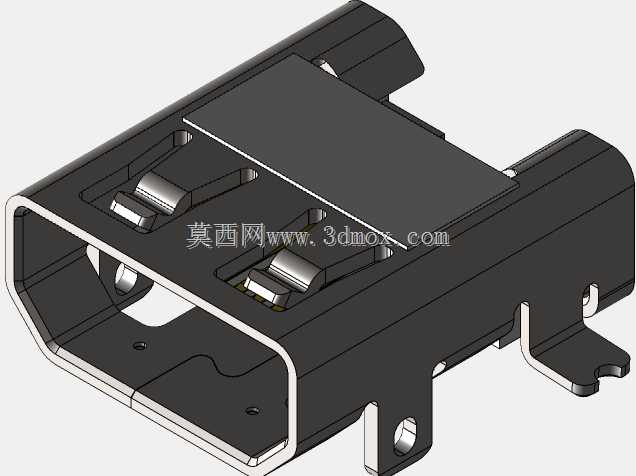 0.40mm间距Micro HDMI连接器,SMT直角