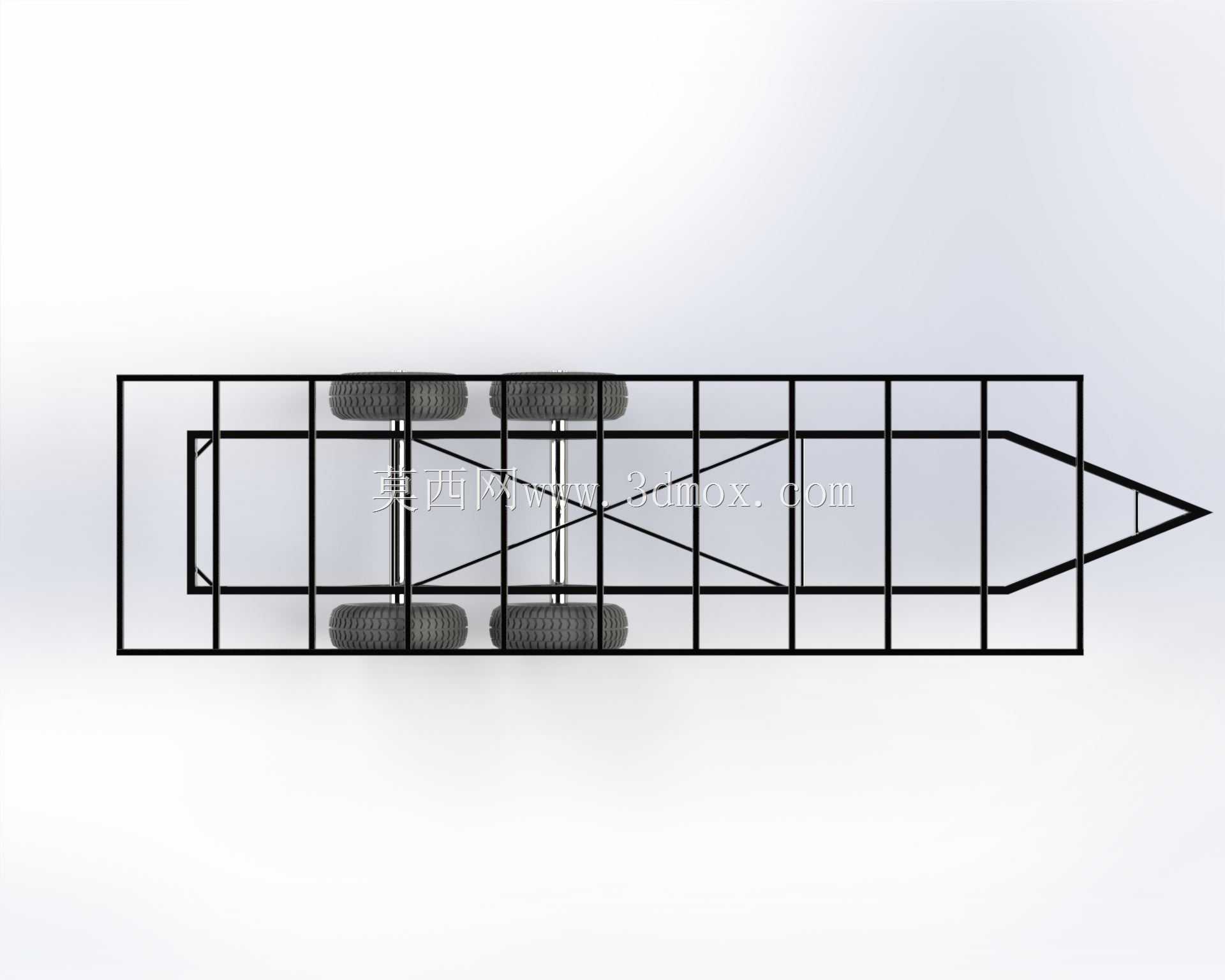 SolidWorks中的半挂车