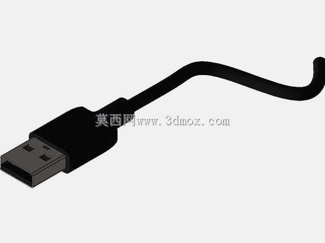 USB连接器A型公头,带电缆