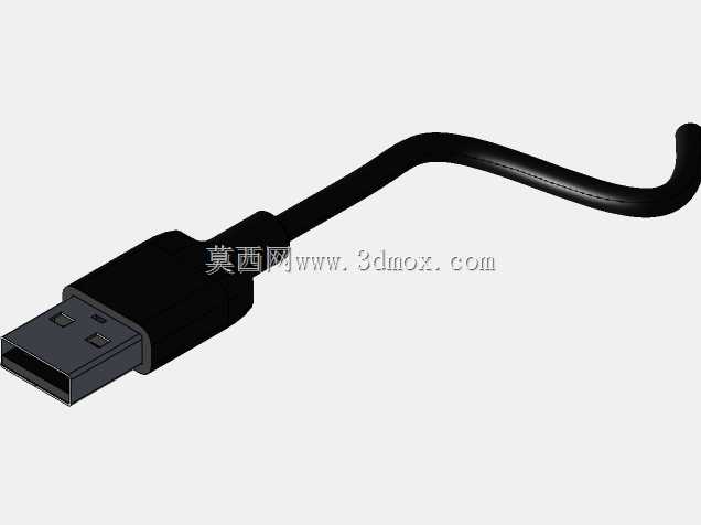USB连接器A型公头,带电缆