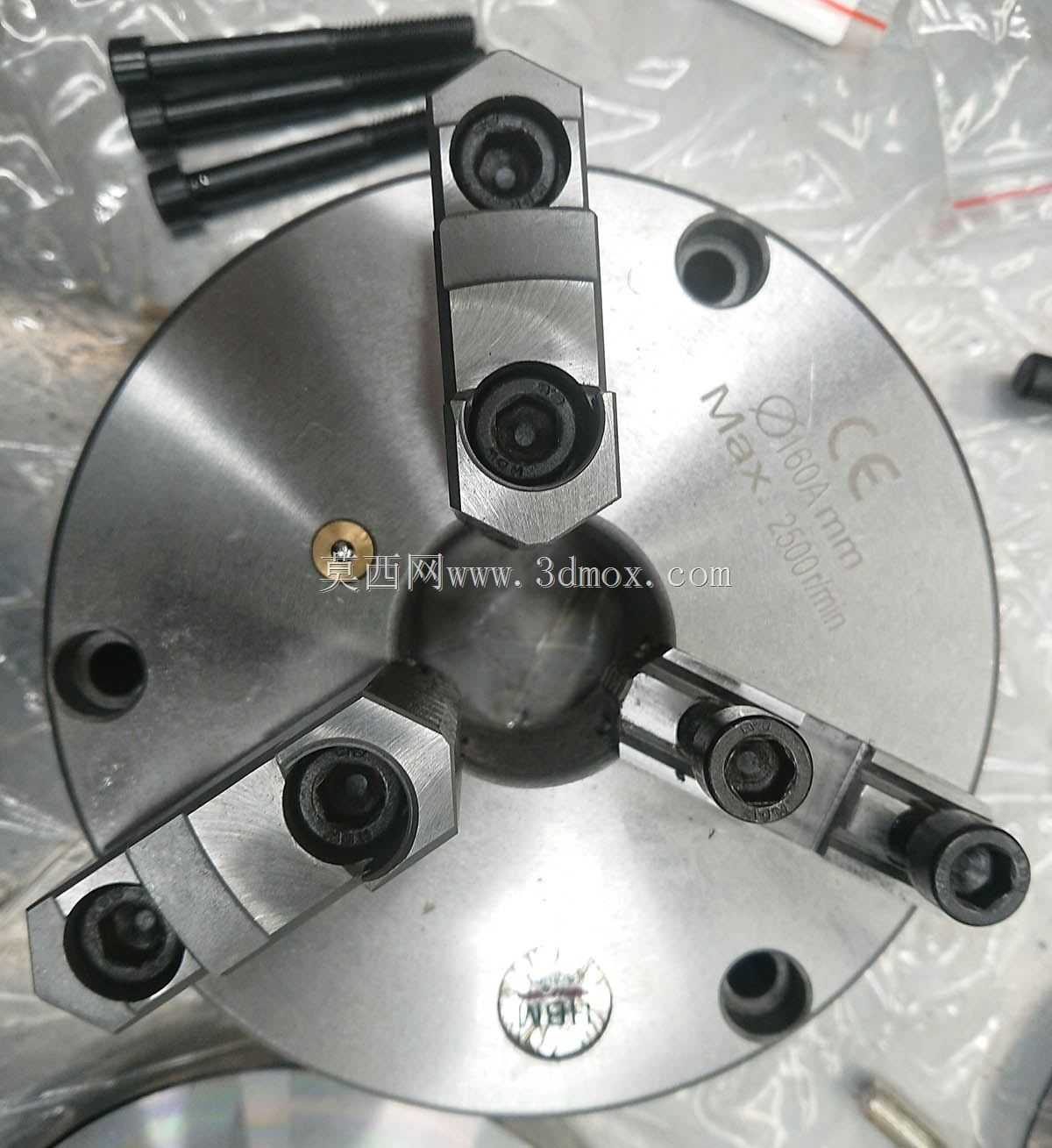 HBM 160A 3/JAW车床涡旋卡盘的软钳口