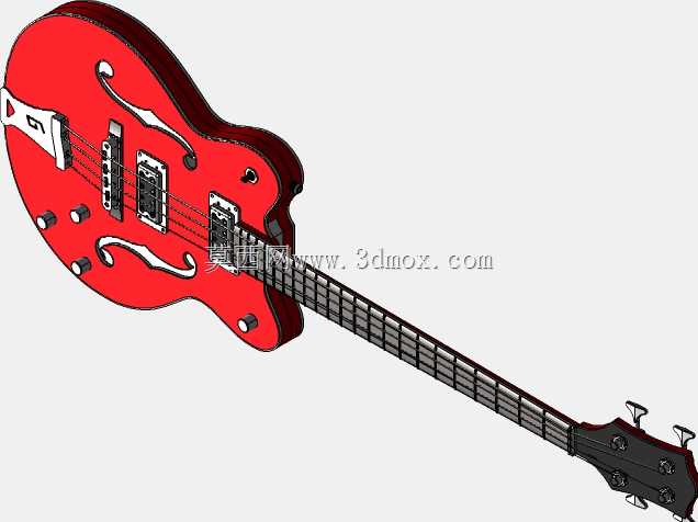 中空体短音阶低音吉他